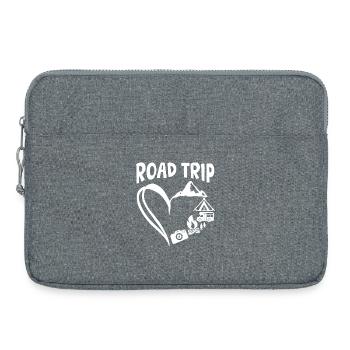 Camping Scouts Mountain Hiking Road Trip Campers - Laptop bag 15" - heather grey - Front