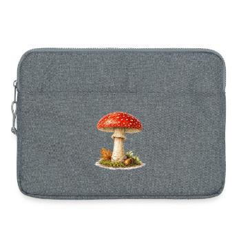 Toadstool Autumn Dream - Laptop bag 15" - heather grey - Front