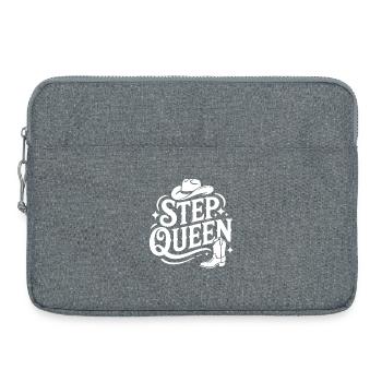 Step Queen Western Line Dance - Laptop bag 15" - heather grey - Front