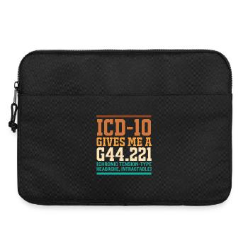 Programmierer Medizin - Laptoptasche 15" - Schwarz - Vorne