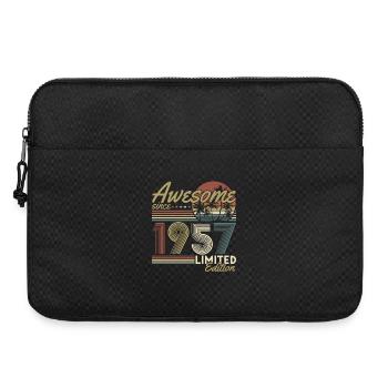 1957 Jahrgang Geburtstag Vintage Retro Geschenk - Laptoptasche 15" - Schwarz - Vorne