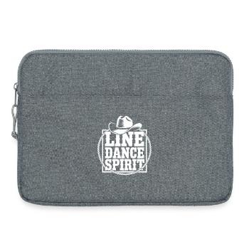 Line Dance Spirit Cowboy - Sacoche pour ordinateur portable 15 pouces - gris chiné - Devant