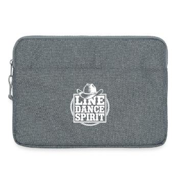 Style de danse en ligne - Sacoche pour ordinateur portable 15 pouces - gris chiné - Devant