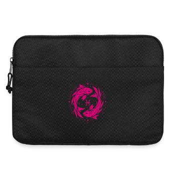 Pisces Symbol – Gentle & Modern - Laptop bag 15" - black - Front