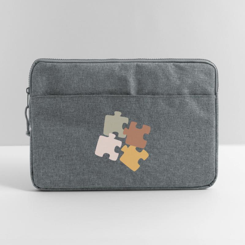 Variété de Patchwork de Puzzles Sacoche pour ordinateur portable 15 pouces