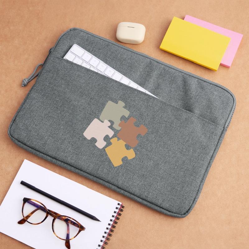 Variété de Patchwork de Puzzles Sacoche pour ordinateur portable 15 pouces
