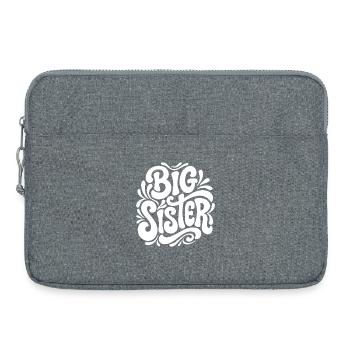 Big Sister Psychedelic Splash - Laptoptasche 15" - Grau meliert - Vorne