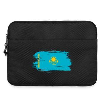 Kasachstan Flagge - Laptoptasche 15" - Schwarz - Vorne