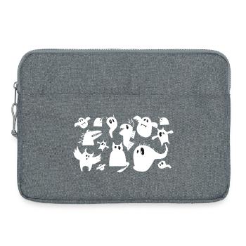 Cute Scary Monsters - Halloween - Laptop bag 15" - heather grey - Front