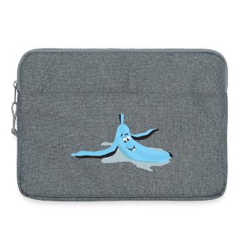 Oeil glissé banane - Sacoche pour ordinateur portable 15 pouces - gris chiné - Devant