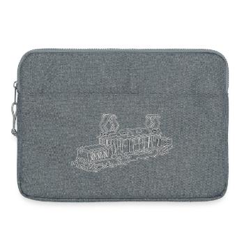 Locomotive Train Railway - Laptop bag 15" - heather grey - Front