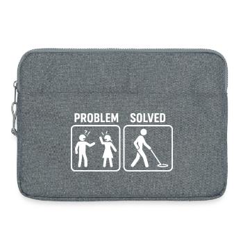 Problème de détection de métaux résolu Conception humoristique - Sacoche pour ordinateur portable 15 pouces - gris chiné - Devant