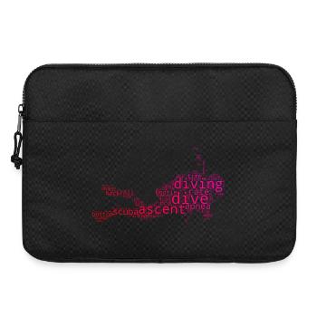 Einfach Diving zeitloses Design - Laptoptasche 15" - Schwarz - Vorne