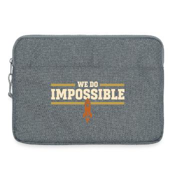 Raketenwissenschaft Raketenwissenschaftler Luft- - Laptoptasche 15" - Grau meliert - Vorne
