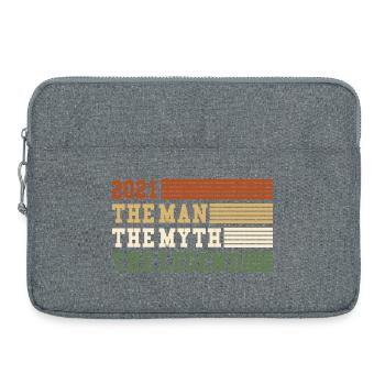 2021 The Man Myth Legend 2021 | Vintage!! - Laptoptasche 15" - Grau meliert - Vorne