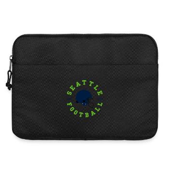 Seattle Football Vintage Helmet - Laptop bag 15" - black - Front