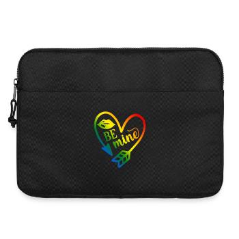 t-shirt de la Saint-Valentin soit le mien Saint-Valentin - Sacoche pour ordinateur portable 15 pouces - noir - Devant