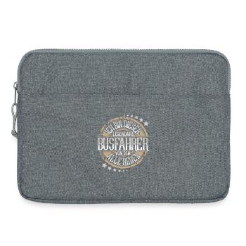 Busfahrer - Laptoptasche 15" - Grau meliert - Vorne