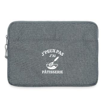 pâtisserie, pâtissier, meilleur pâtissier - Sacoche pour ordinateur portable 15 pouces - gris chiné - Devant