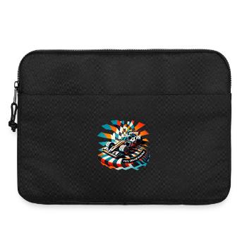 Full Color Racing Car Artwork - Laptop bag 15" - black - Front