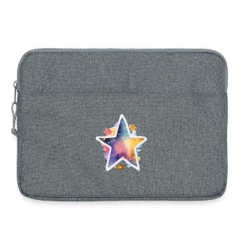 Star - Laptop bag 15" - heather grey - Front