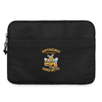 Optimimus Bienenkraft Shirt - Laptoptasche 15" - Schwarz - Vorne