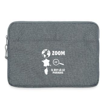 Corsica, Corsica, I'm Corsican - Laptop bag 15" - heather grey - Front
