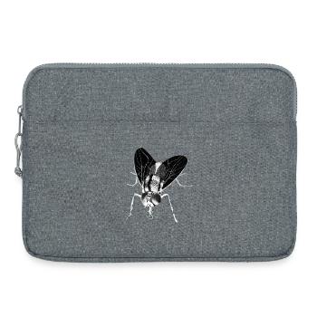 Mouche - L’adaptation et la précision des insectes de la nature - Sacoche pour ordinateur portable 15 pouces - gris chiné - Devant