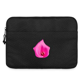 Fleur de Calla Rose - Sacoche pour ordinateur portable 15 pouces - noir - Devant