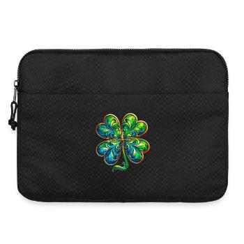 Trèfle à quatre feuilles - Sacoche pour ordinateur portable 15 pouces - noir - Devant