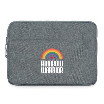 Mois de la fierté LGBTQ - Rainbow Warrior - Sacoche pour ordinateur portable 15 pouces - gris chiné - Devant