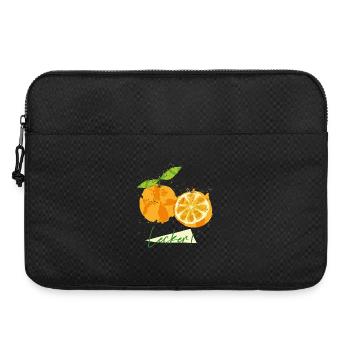 Orange Fruit - Laptop bag 15" - black - Front