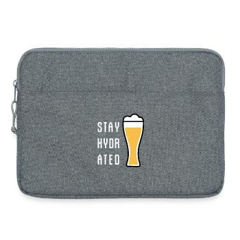 Stay Hydrated Wheat Beer Wheat Beer Party - Laptop bag 15" - heather grey - Front