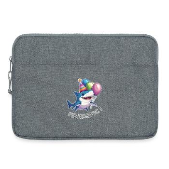 Jaw-some Celebration - Laptop bag 15" - heather grey - Front