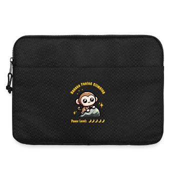 Mignon singe d’escalade kawaii bloc enfants escalade - Sacoche pour ordinateur portable 15 pouces - noir - Devant