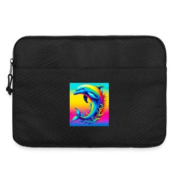 Delfin - Laptoptasche 15" - Schwarz - Vorne