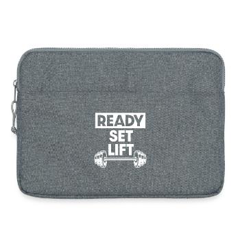 Ready Set Lift - Laptoptasche 15" - Grau meliert - Vorne