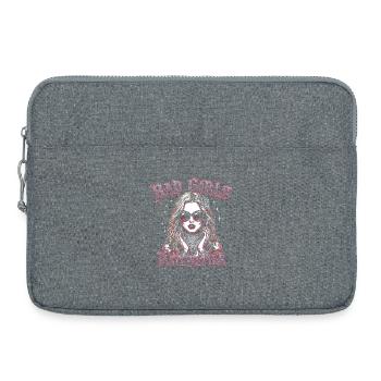 Bad Girls Taste Better Tattooed Girls B - Laptop bag 15" - heather grey - Front