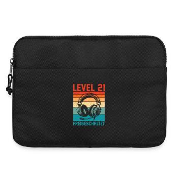 21st Birthday Men Gamer Level 21 Unlocked - Laptop bag 15" - black - Front