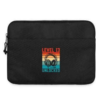 13 Jahre altes Level freigeschaltet - 13th Anniversary Gamer - Laptoptasche 15" - Schwarz - Vorne