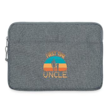 First time uncle - Laptop bag 15" - heather grey - Front