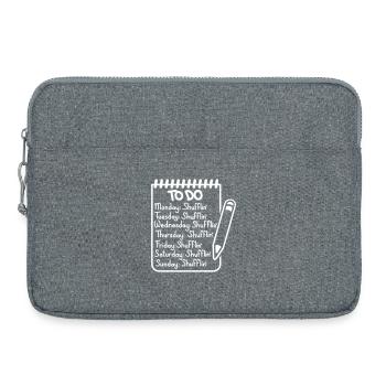 Every Day I'm Shufflin' – Electro Club Dance Desig - Laptoptasche 15" - Grau meliert - Vorne
