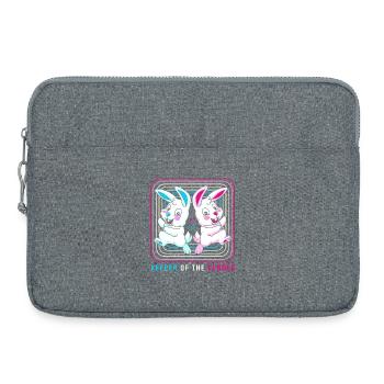 Gender Reveal Easter Mom-to-be - Laptop bag 15" - heather grey - Front