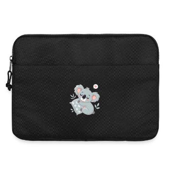 Koala Süßes Lesen und Umarmungen - Laptoptasche 15" - Schwarz - Vorne