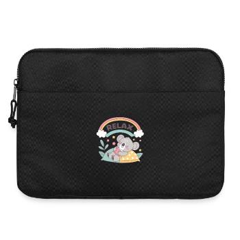 Koala with Sweet Rainbow Dream - Laptop bag 15" - black - Front