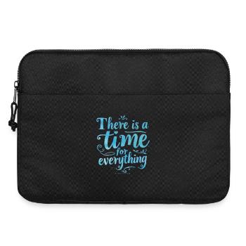 Alles hat seine Zeit - Laptoptasche 15" - Schwarz - Vorne