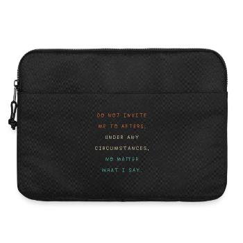 Techno House Electro Festival Hardstyle EDM - Laptoptasche 15" - Schwarz - Vorne