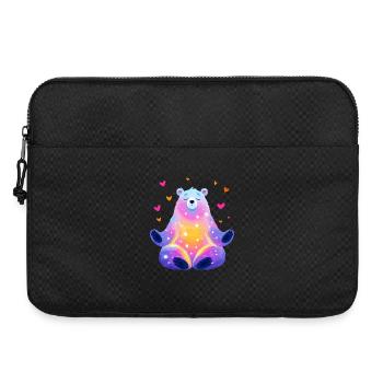 Ours arc-en-ciel - Sacoche pour ordinateur portable 15 pouces - noir - Devant