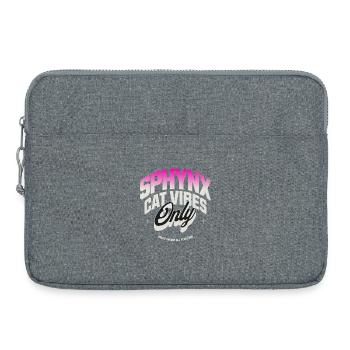 Sphynx Cat Vibes - Sacoche pour ordinateur portable 15 pouces - gris chiné - Devant
