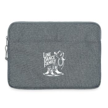 Danses en ligne Baskets Familiales Western - Sacoche pour ordinateur portable 15 pouces - gris chiné - Devant